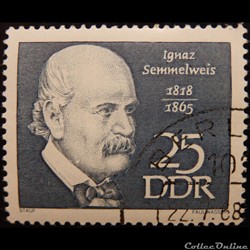Allemagne RDA 01085 Ignaz Semmelweis 25pf de 1968