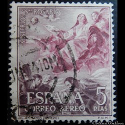 Espagne PA0292 mystère du St Rosaire 5Ptas de 1962
