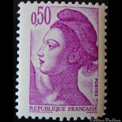 02184 La République, type Liberté - 0F50 violet