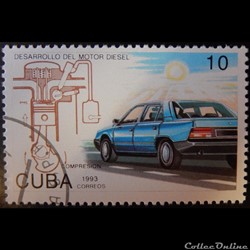 Cuba 03278 voiture diesel 10c de 1993
