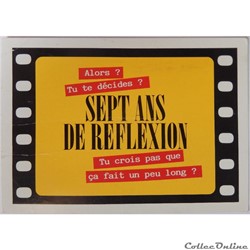 CP Cinéma "Sept ans de réflexion"