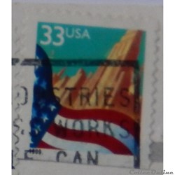 Etats Unis 02856 drapeau 33c de 1999