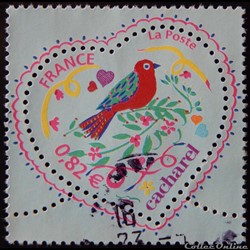 03748 Saint Valentin Le cœur de Cacharel 0,82 € de 2005