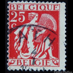 Belgique 00339 glaneuse Cérès 25c de 1932