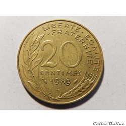 20 centimes Marianne 1989