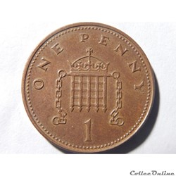 Royaume-Uni, 1 penny de 2008