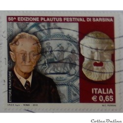 Italie 03157 festival Plautus de Sarsina 0.65€ de 2010