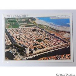 CP du Gard, Aigues-Mortes, vue aérienne