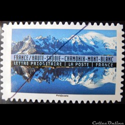AA01362 Chamonix, Mont-Blanc lettre prioritaire 2017