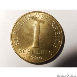 Autriche, 1 Schilling 1990