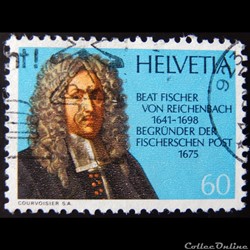 Suisse 00990 Beat Fischer von Reichenbach (1641-1698) 60cts de 1975