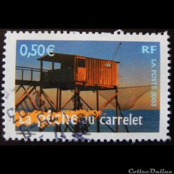 03560 La France à vivre La pêche au carrelet 0.50€