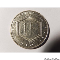 1 franc Charles De Gaulle 1988