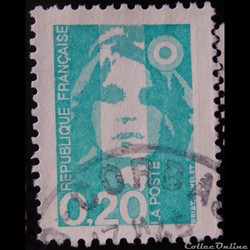 02618 Marianne de Briat 0F20 émeraude de 1990