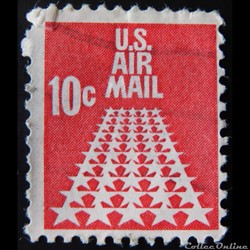 Etats Unis PA0069 étoiles 10c de 1968