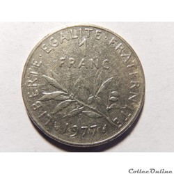 1 franc semeuse 1977