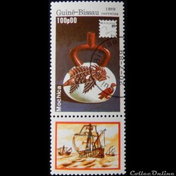 Guinée-Bissau 00529 Mochica 100p de 1989