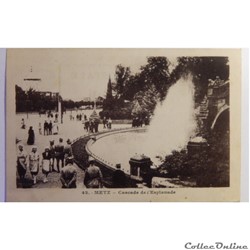CPA de Moselle, Metz, la cascade de l'esplanade