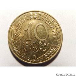 10 centimes Marianne 1998