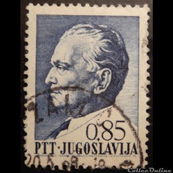 Yougoslavie 01108 président Josip Broz Tito 0.85 Din de 1967