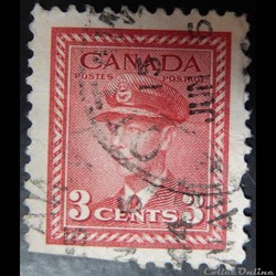 Canada 00207 roi George VI 3c de 1942