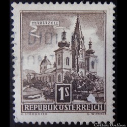 Autriche 00868 Basilique de Mariazell 1S de 1957