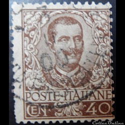 Italie 00070 Vittorio Emanuele III 40c de 1901