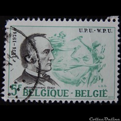 Belgique 01725 Union Postale Universelle Montgomery Blair 5F de 1974