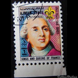 Ajman State 01501A Louis XVI 1R de 1972