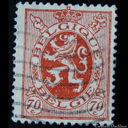 Belgique 00287 lion debout 70c de 1930