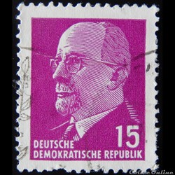 Allemagne RDA 00563 Walter Ulbricht 15pf de 1961