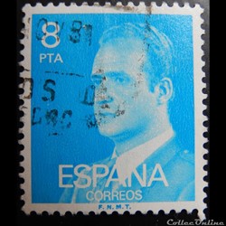 Espagne 02058 roi Juan Carlos I 8Ptas de 1977