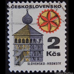 Tchécoslovaquie 01863 Slovaquie Hronsek 2 Kcs de 1971