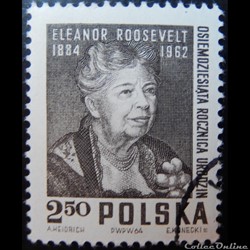 Pologne 01385 Eléanor Roosevelt 2.50Zt de 1964