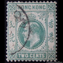 Hong Kong 00062 roi Edward VII 2c de 1903