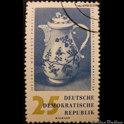 Allemagne RDA 00494 porcelaine 25pf de 1960