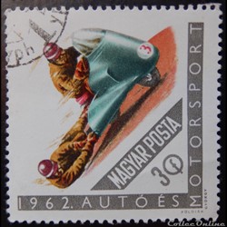 Hongrie 01531 course de sidecars 30f de 1962