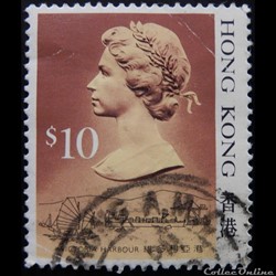 Hong Kong 00511 reine Elisabeth II 10HK$ de 1987
