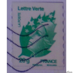 AA00604 Marianne de Beaujard 20g lettre verte de 2011