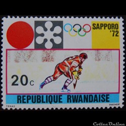 Rwanda 00443 jo de Sapporo 20c de 1972