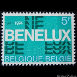Belgique 01721 Benelux 5F de 1974