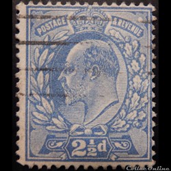 Royaume-Uni 00126 roi Edward VII 2 1/2d de 1911