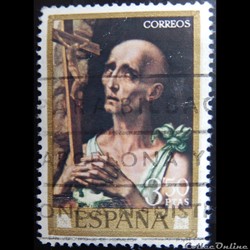 Espagne 01617 peinture de Luis de Morales 3.50Ptas de 1970