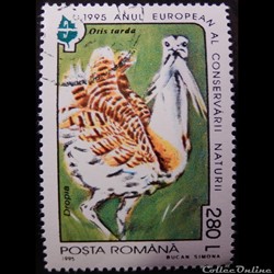 Roumanie 04258 Outarde 280 Lei de 1995