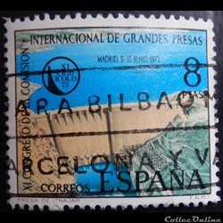 Espagne 01782 barrage 8Ptas de 1973