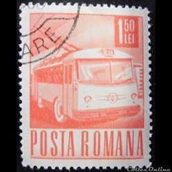 Roumanie 02356 Tramway 1.50 Lei de 1968