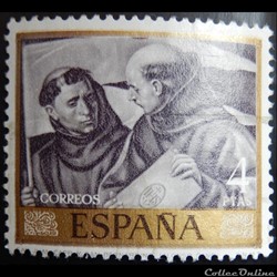 Espagne 01569 peinture de Alonso Cano 4Ptas de 1969