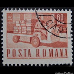 Roumanie 02352 Camion électrique 60 Bani de 1968