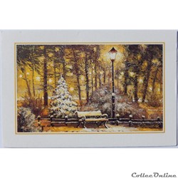 CP Peinture paysage hivernal