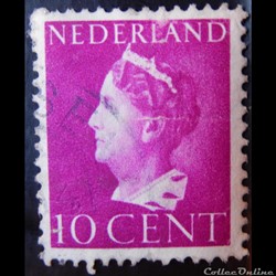 Pays-Bas 00334 reine Wilhelmina 10 de 1940